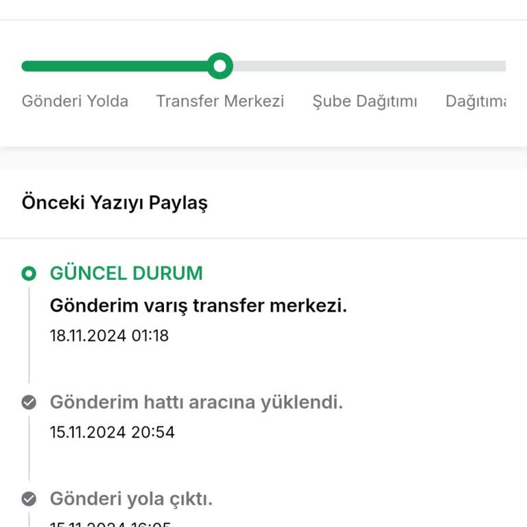 Kargo Teslimatında Uzun Süreli Gecikme Ve İletişim Sorunu