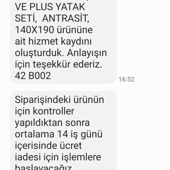 İptal Edilen Siparişin Ücreti Hala İade Edilmedi