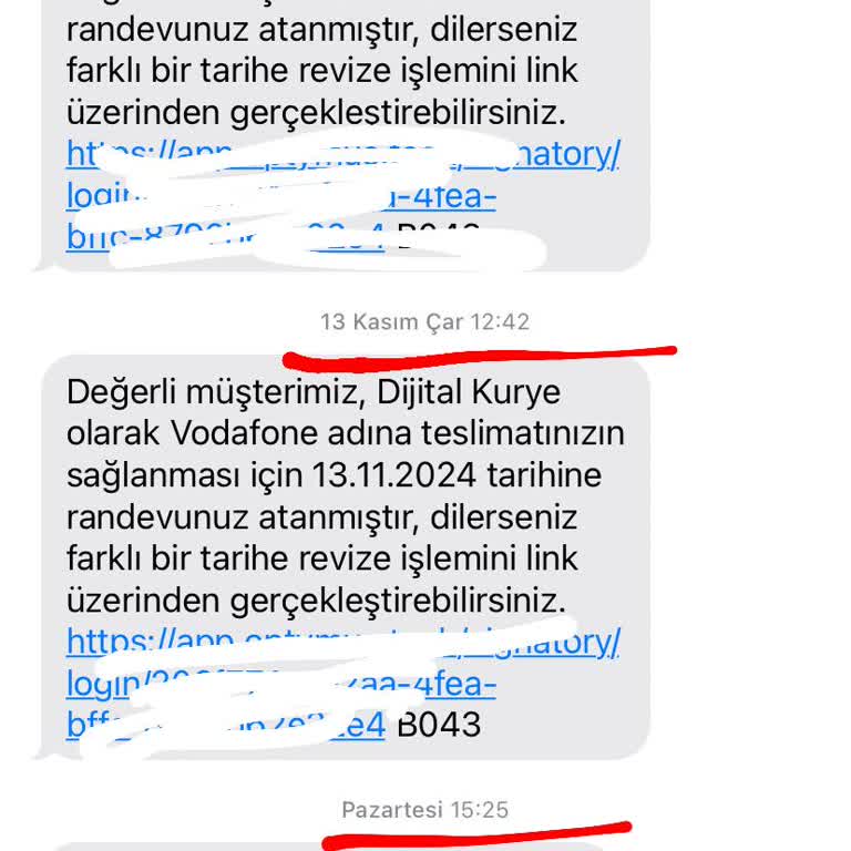 Vodafone Taşıma Sürecinde Teslimat Sorunu