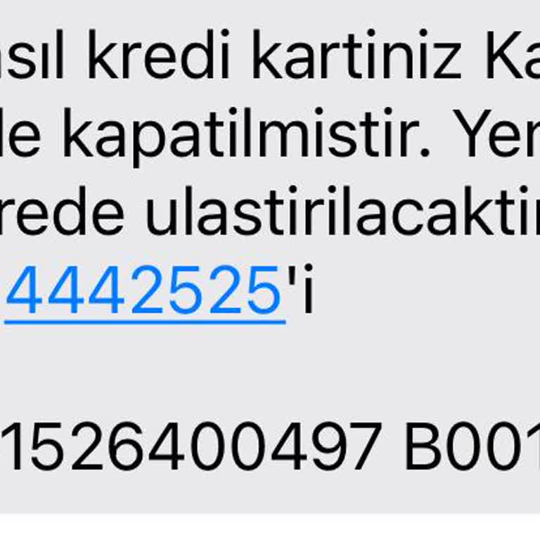İzinsiz Kapatılan Kredi Kartı Sorunu