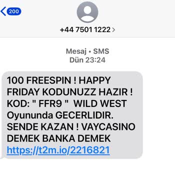 Türk Telekom'dan Gelen İstenmeyen SMS Sorunu