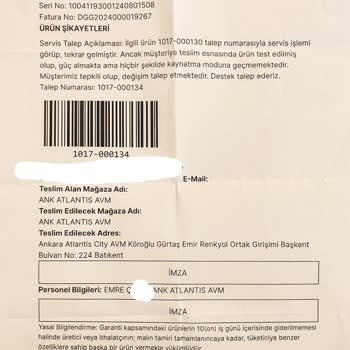 Arızalı Türk Kahve Makinesi İade Sorunu Ve Tekrarlayan Teknik Servis Süreci