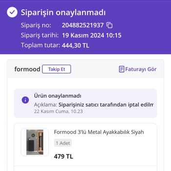 N11'de İptal Edilen Sipariş Ve Yetersiz Çözüm