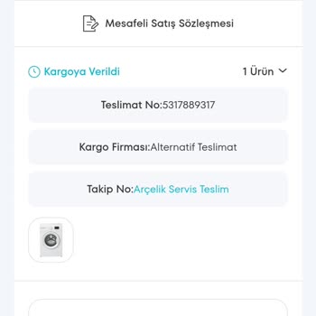 Teslim Edilmeyen Çamaşır Makinesi Mağduriyeti