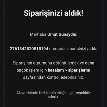 Sipariş İptali Ve Fiyat Artışı Mağduriyeti
