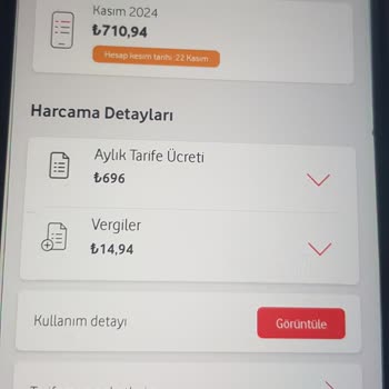 Vodafone Faturasında Beklenmedik Yüksek Artış