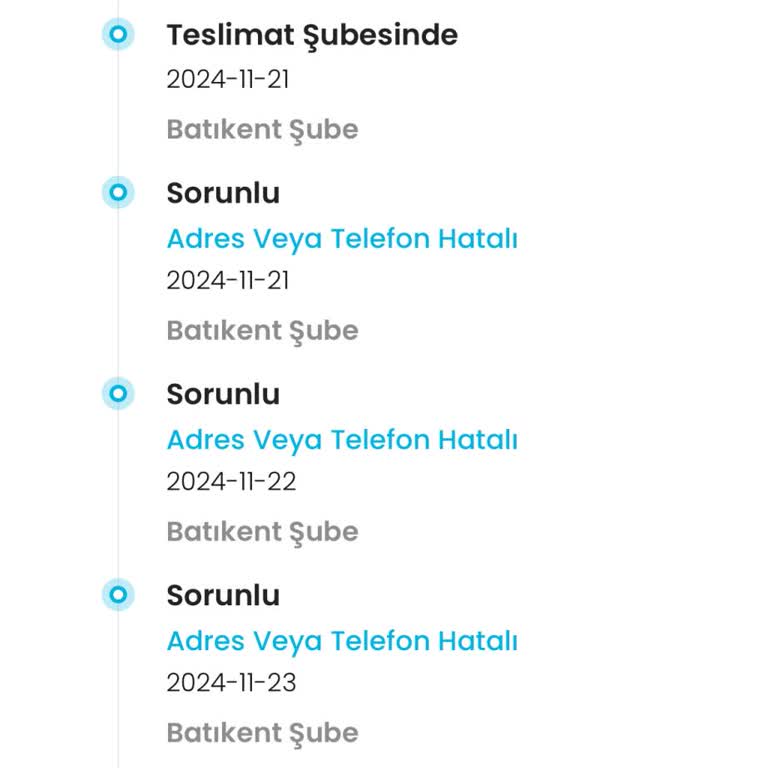 Kayıp Kargo Ve Ulaşılamayan Müşteri Hizmetleri