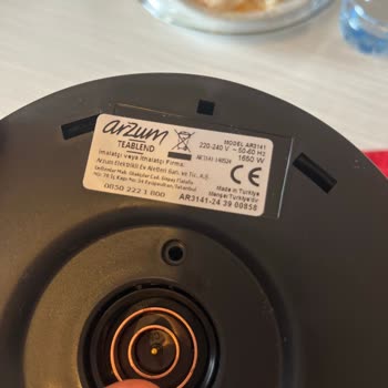 Arzum Teablend Çaycı Yanık Koku Ve Güvenlik Sorunu