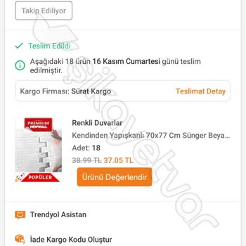 Yanlış Renk Gönderimi Ve İade Sorunu