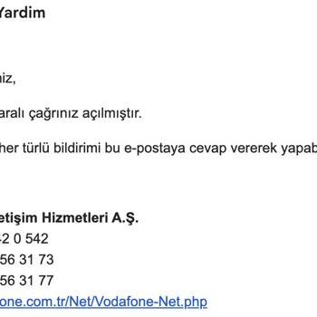 Vodafone İptal Sürecinde Belirsizlik Ve İletişim Sorunları
