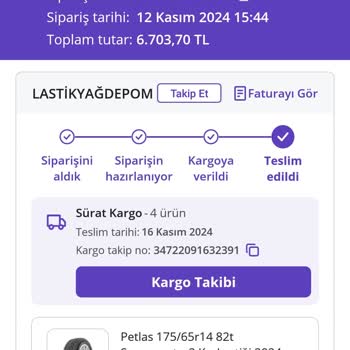 N11'de Lastik Alımında Puan Hakkı Sorunu