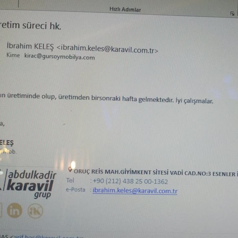 Teslim Edilmeyen Sipariş Ve İletişim Sorunları