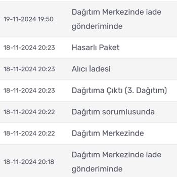 Kargom Bilgim Dışında İade Edildi Ve Teslim Edilemiyor
