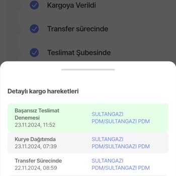 PTT Kargo Teslimat Sorunu Ve Müşteri Hizmetleri Çilesi