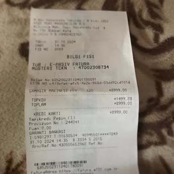 Teslim Edilmeyen Çamaşır Makinesi Mağduriyeti