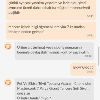 Kayıp Ürün Ve Yetersiz Müşteri Hizmeti