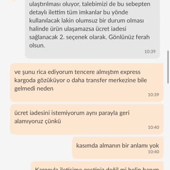Kayıp Ürün Ve Yetersiz Müşteri Hizmeti