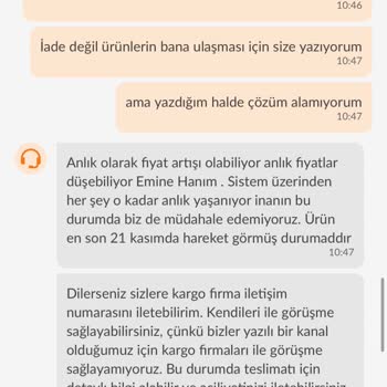 Kayıp Ürün Ve Yetersiz Müşteri Hizmeti