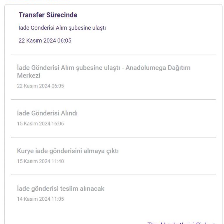 Hepsijet İle Geciken İade Kargo Sorunu