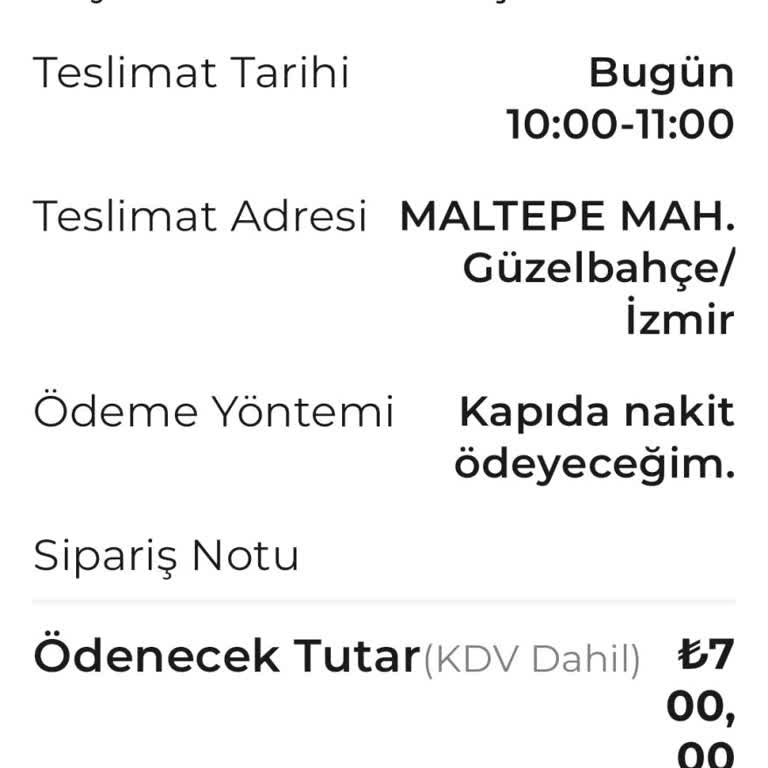 Geciken Teslimat ve İletişim Sorunları