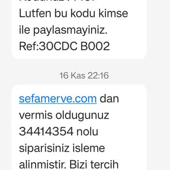 Sefamerve'de İade Sorunu Ve Ulaşılamayan Müşteri Hizmetleri