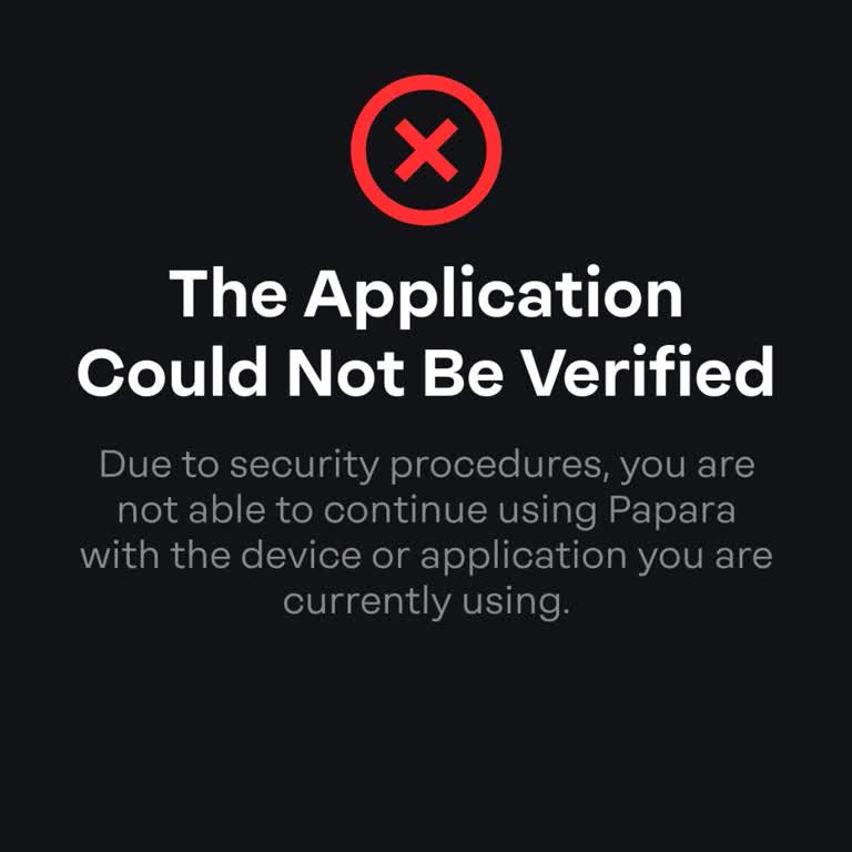 Papara Uygulaması Güncelleme Sonrası Giriş Sorunu!