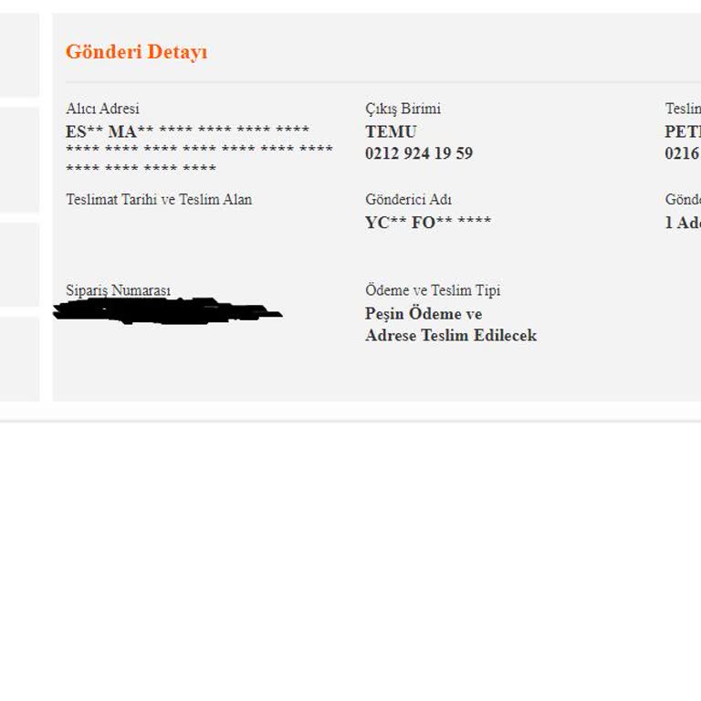 Teslimat Gecikmesi Ve İletişim Sorunu