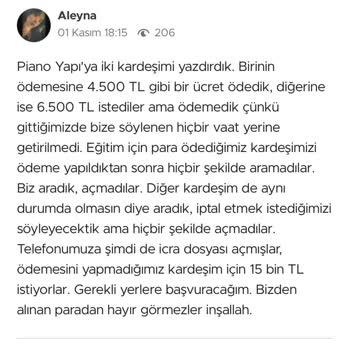 Ödenen Paranın Karşılığını Alamama Sorunu