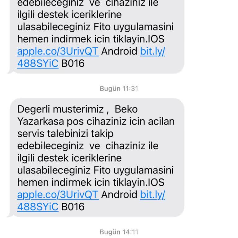 Beko'dan Bitmeyen Mesaj Yağmuru
