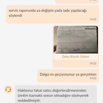 Trendyol'dan Aldığım Üründe İade Sorunu