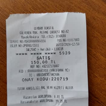 Karaca'dan Aldığım Kupanın İadesi Kabul Edilmedi