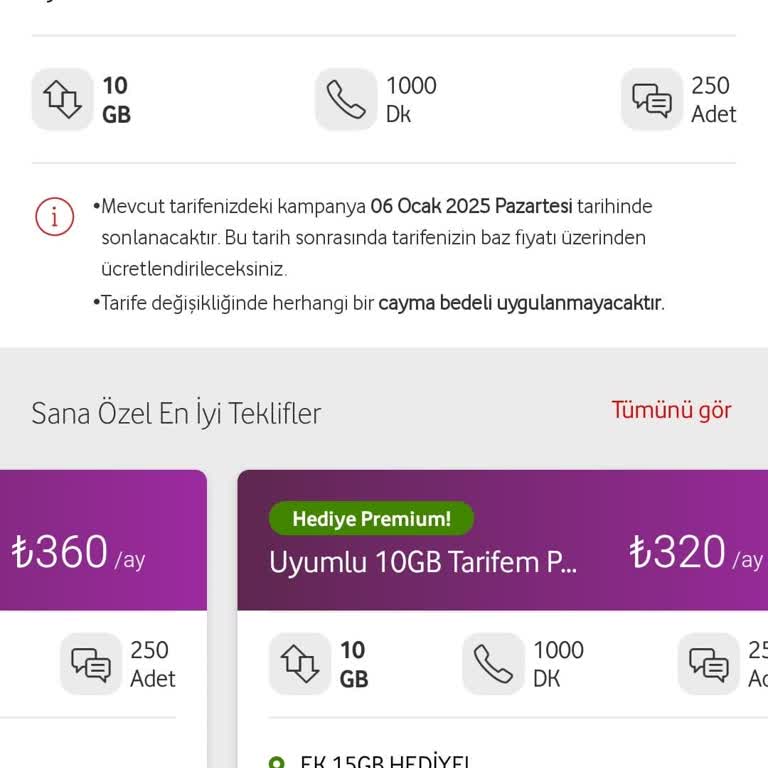 Vodafone Tarife Yenileme Sürecinde Fahiş Zam Sorunu