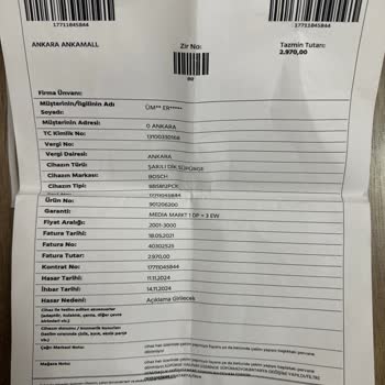 Media Markt'tan Alınan Süpürgenin Sorunlu Servis Deneyimi