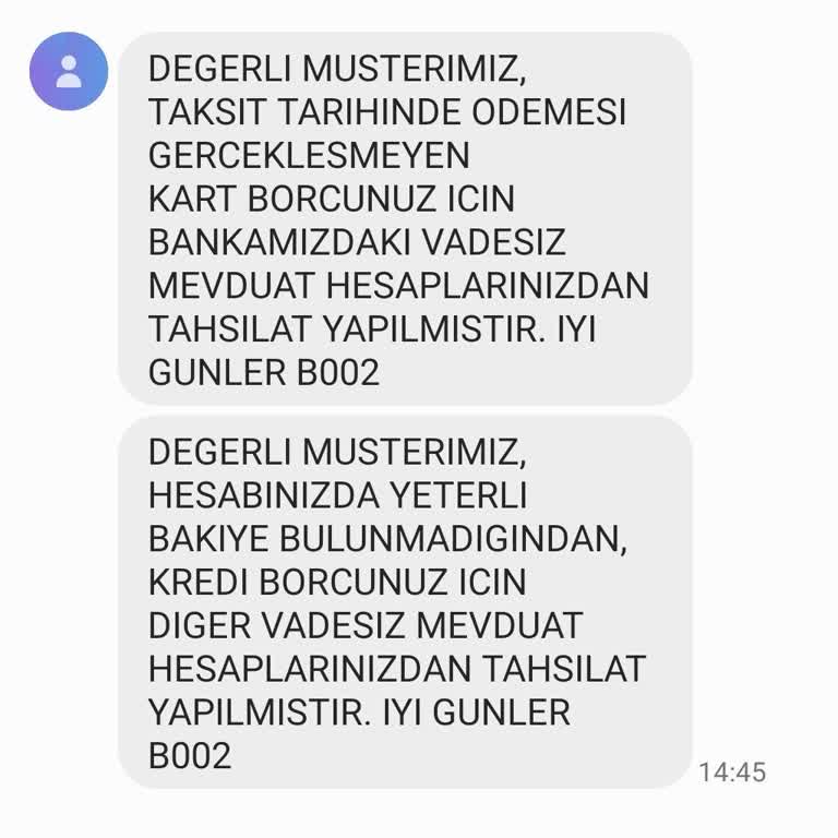 Garanti BBVA Maaş Hesabına El Koyma Sorunu