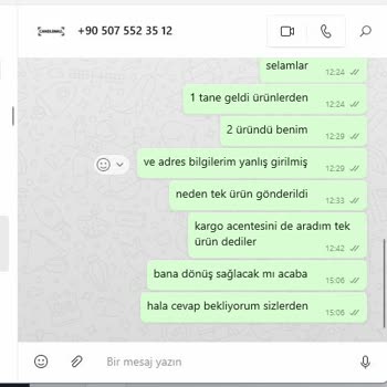İletişim Kurulamayan Kargo Macerası