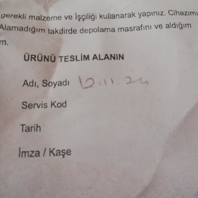 Arızalı Çay Makinesi Ve Bekleyen Parça Sorunu