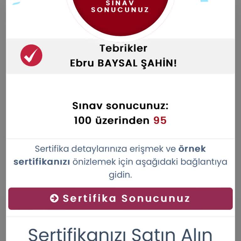 Montessori Sertifikası Teslimatında Sorun