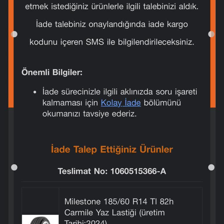 Yanlış Ürün Ve İade Sürecinde Yaşanan Sorunlar