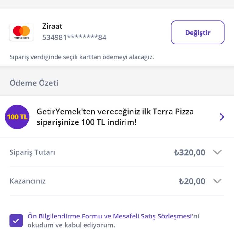 GetirYemek Kuponunda Yanıltıcı İndirim