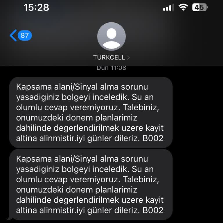 Turkcell Şebeke Sorunu: Hizmet Alamama Ve Yetersiz Bilgilendirme