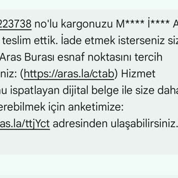 Teslim Edilmeyen Kargo Ve Yanıltıcı Bilgilendirme