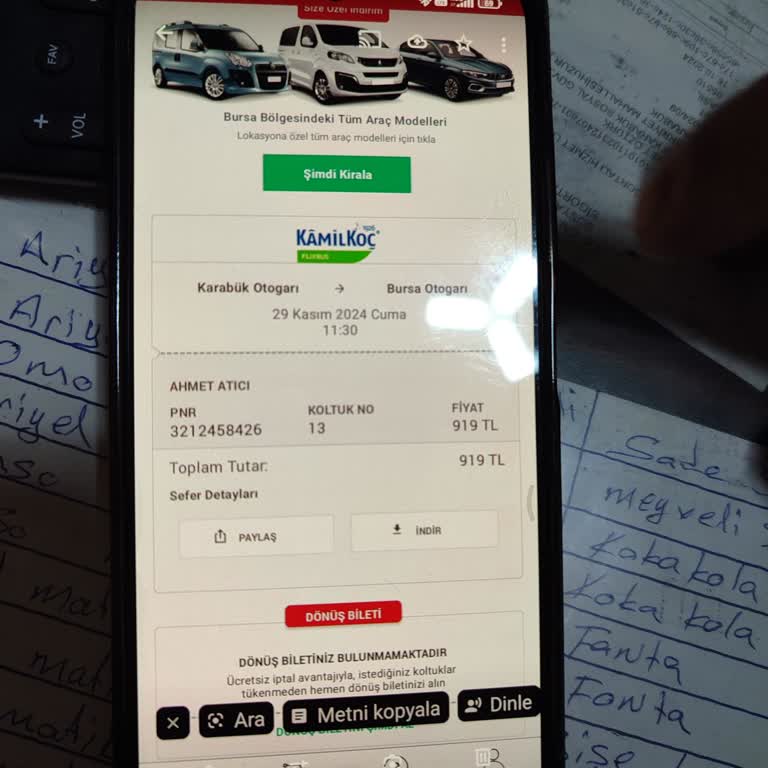 İptal Edilen Biletin Ücreti Hala İade Edilmedi