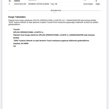 Eksik Teslimat Ve İade Sorunu