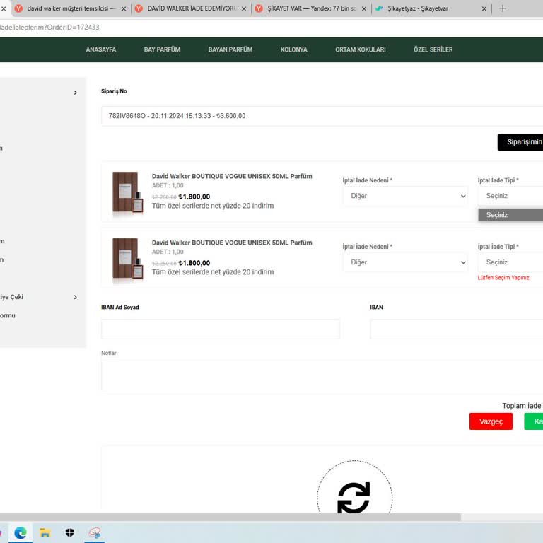 İade İşlemlerinde Yaşanan Zorluklar