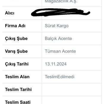 Sipariş Verdim, Ürünüm Hala Yok!