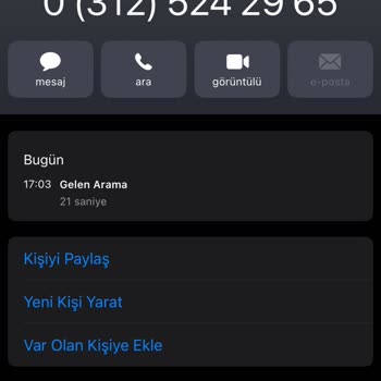 Bilinmeyen Numaradan Rahatsız Edici Aramalar