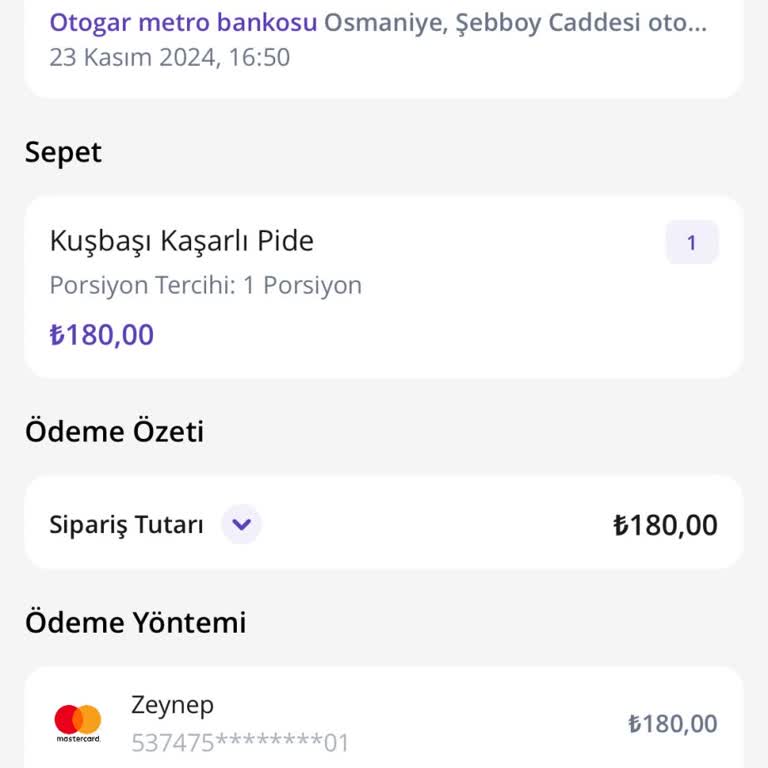 Getir'de Yanlış Sipariş İptal Sorunu