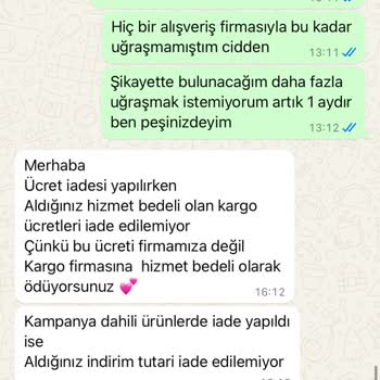 Yanlış Beden Ve Kaba Müşteri Hizmetleri Deneyimi