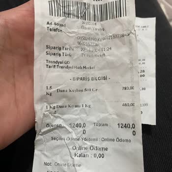 Eksik Ürün Ve Reddedilen İade Talebi