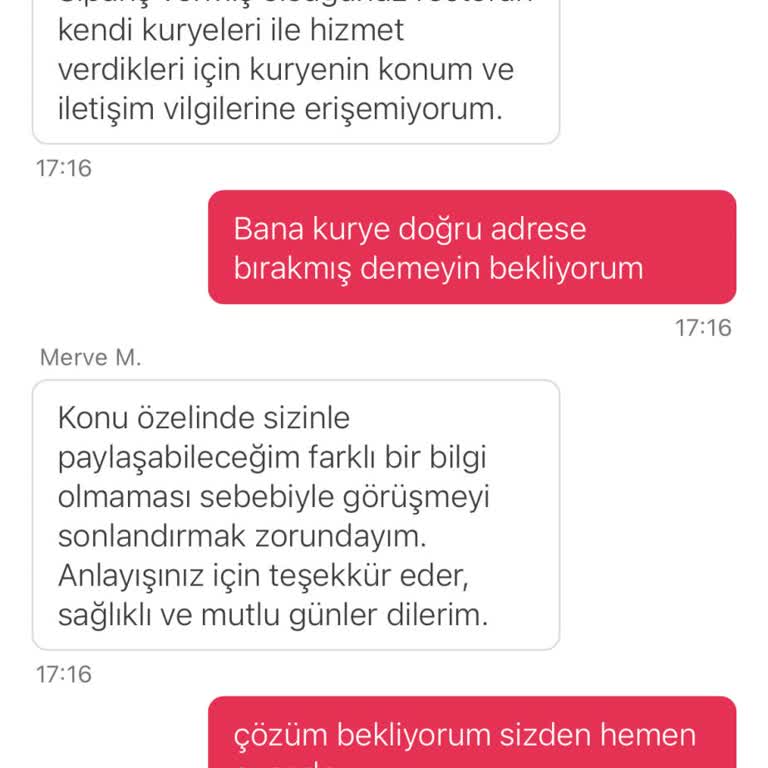 Yemek Sepeti Siparişim Teslim Edilmedi Ve Müşteri Hizmetlerine Ulaşamıyorum